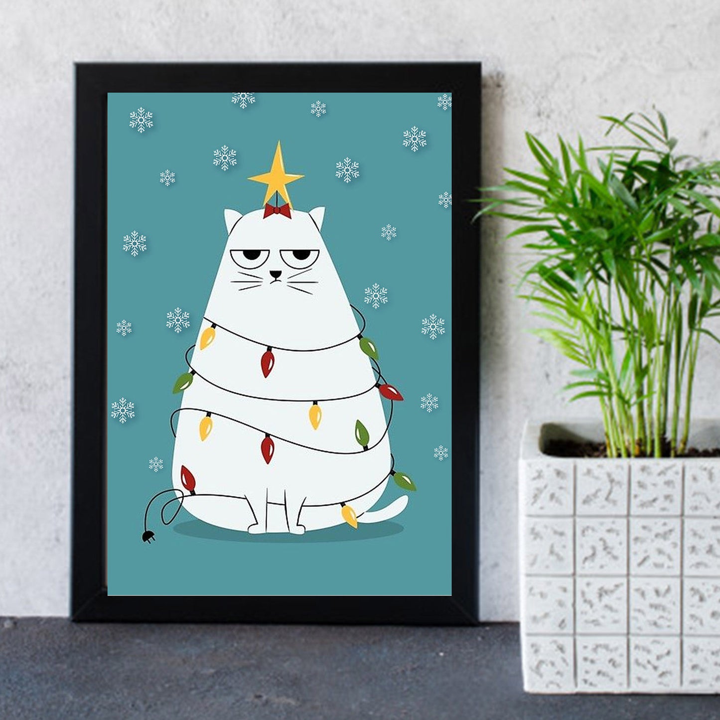 إطار قطة مضحة